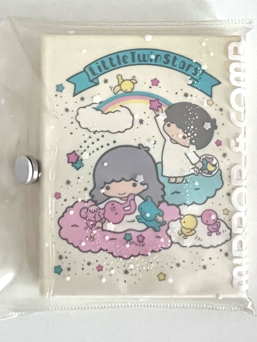 Vintage 1976 Sanrio Little Twin Stars Mirror & Comb Set Kiki & Lala Hello Kitty